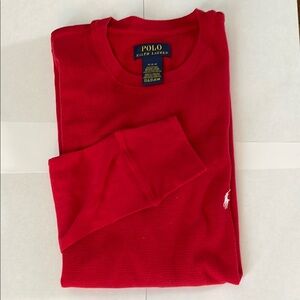 Polo by Ralph Lauren Red Crewneck Sweater